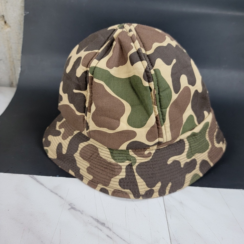True Vintage Frogskin Camo Bucket Hat Small‎ / Medium USA